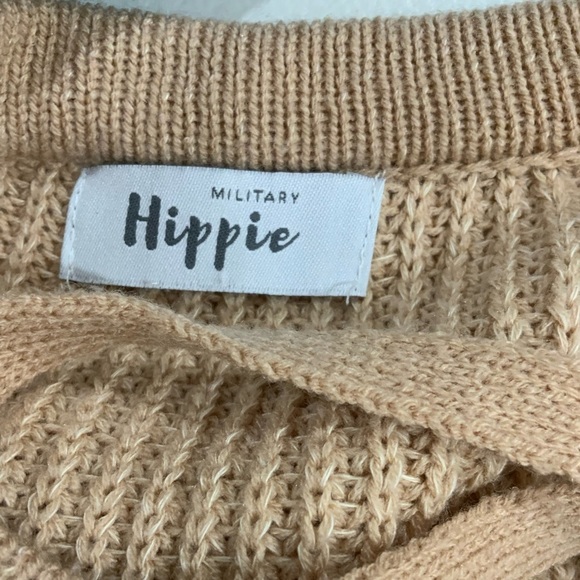 Military Hippie Sweater Dress A8 - Picture 10 of 14